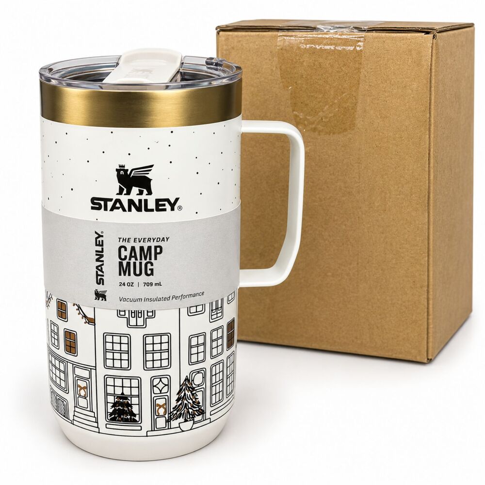 Stanley 24 oz Stay Hot Camp Mug Salt Gingerbread Christmas Holiday 2026 NEW